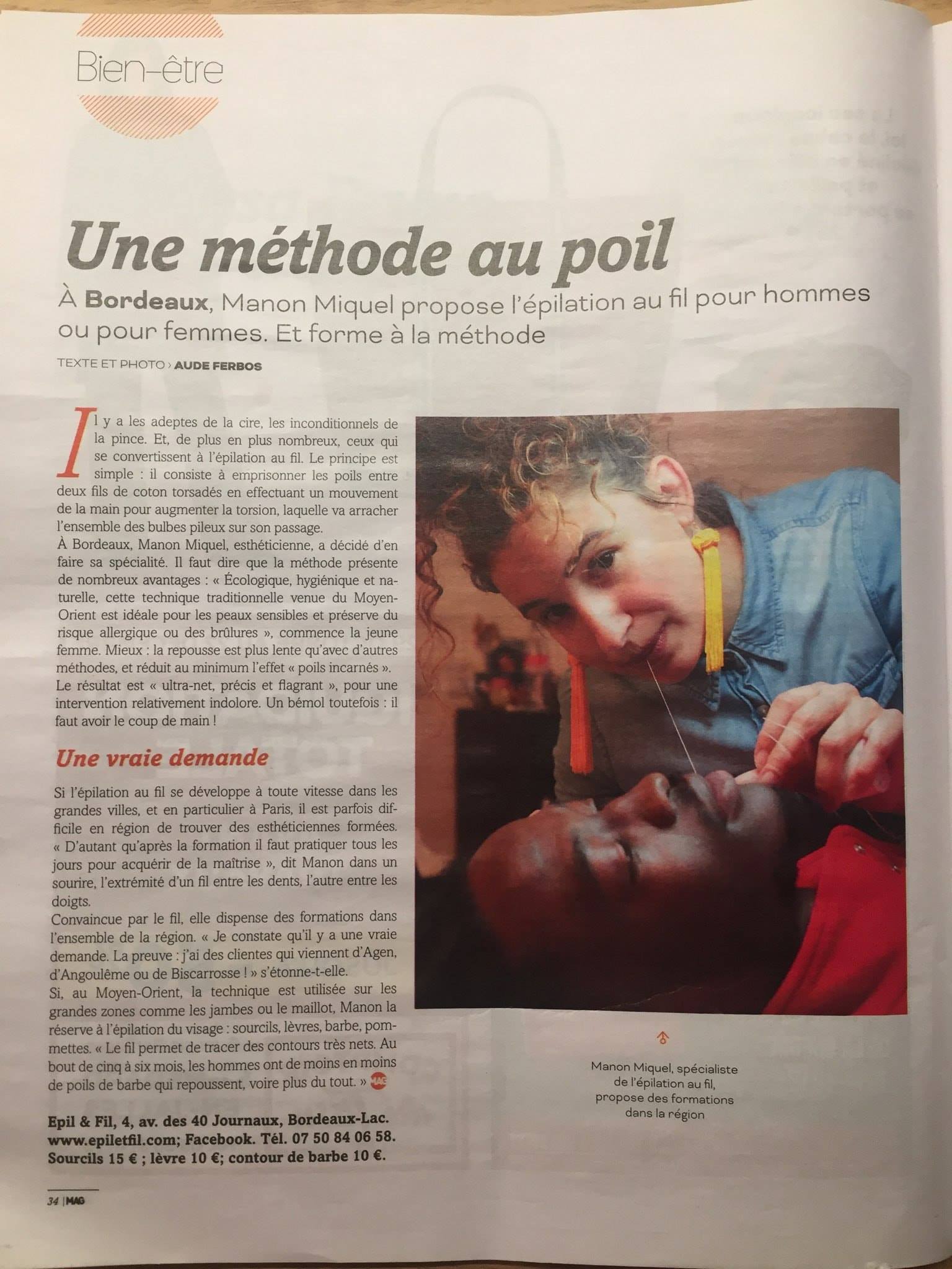 Article MAG - Épil & fil